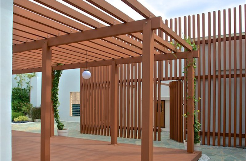 WPC-Timber-Tube-150mm-150mm-Outdoor-Pergola-Garden-Railing-Composite-Column
